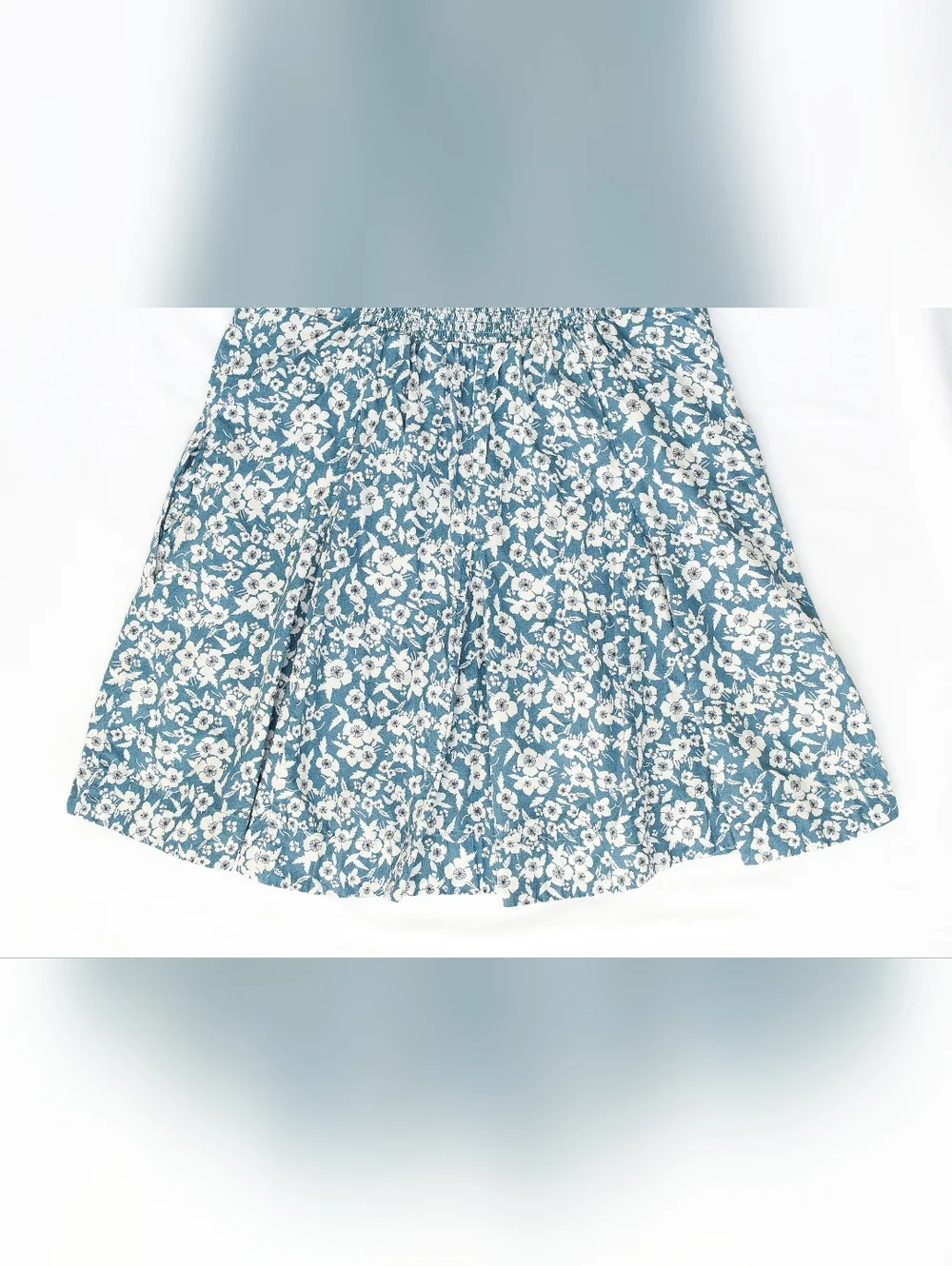 Anthropologie Maeve Floral Sweetheart Mini Dress Babydoll Criss Cross Back Sz M - Picture 8 of 10